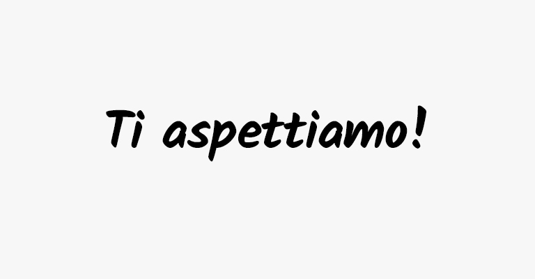 Siamo aperti!